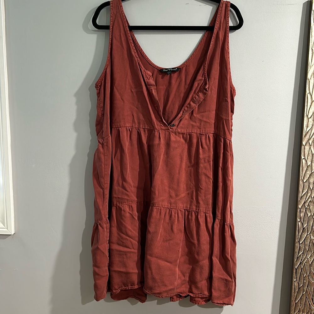 Rusty color summer dress